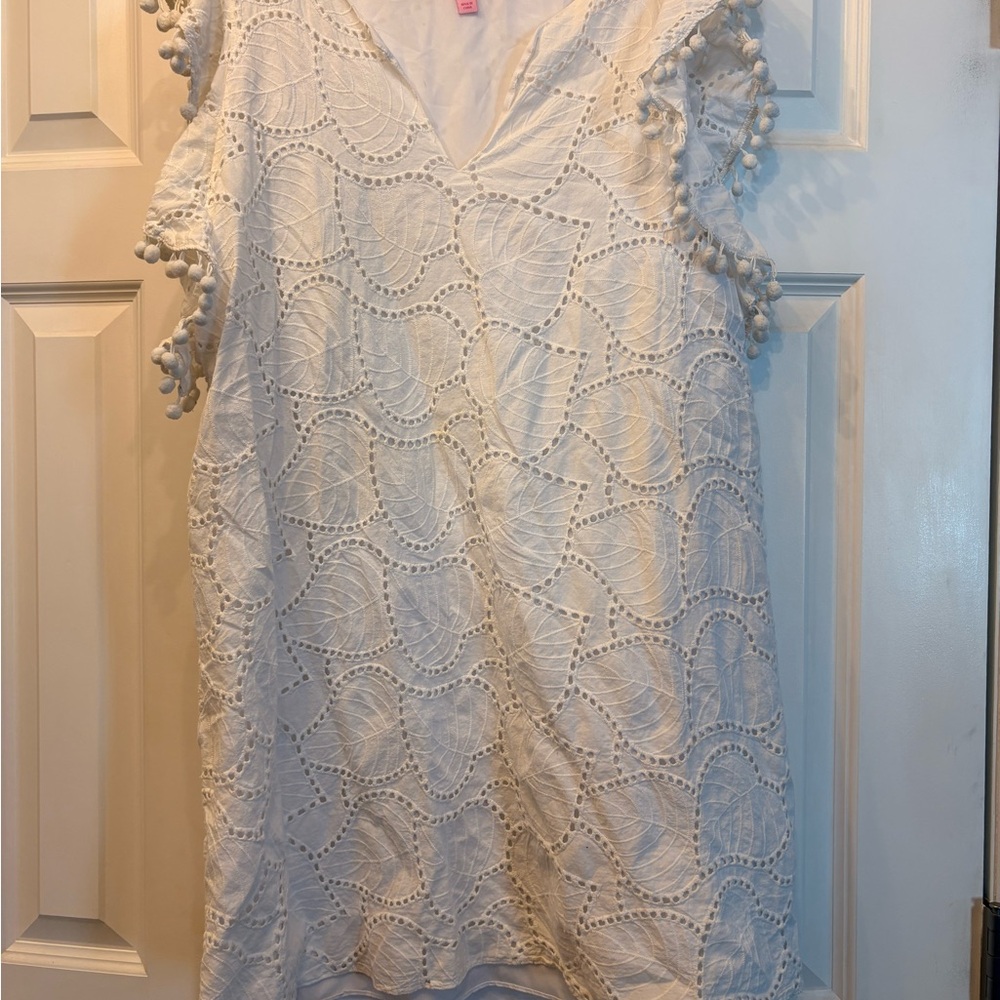 Lilly Pulitzer White Lace Sleeveless dress